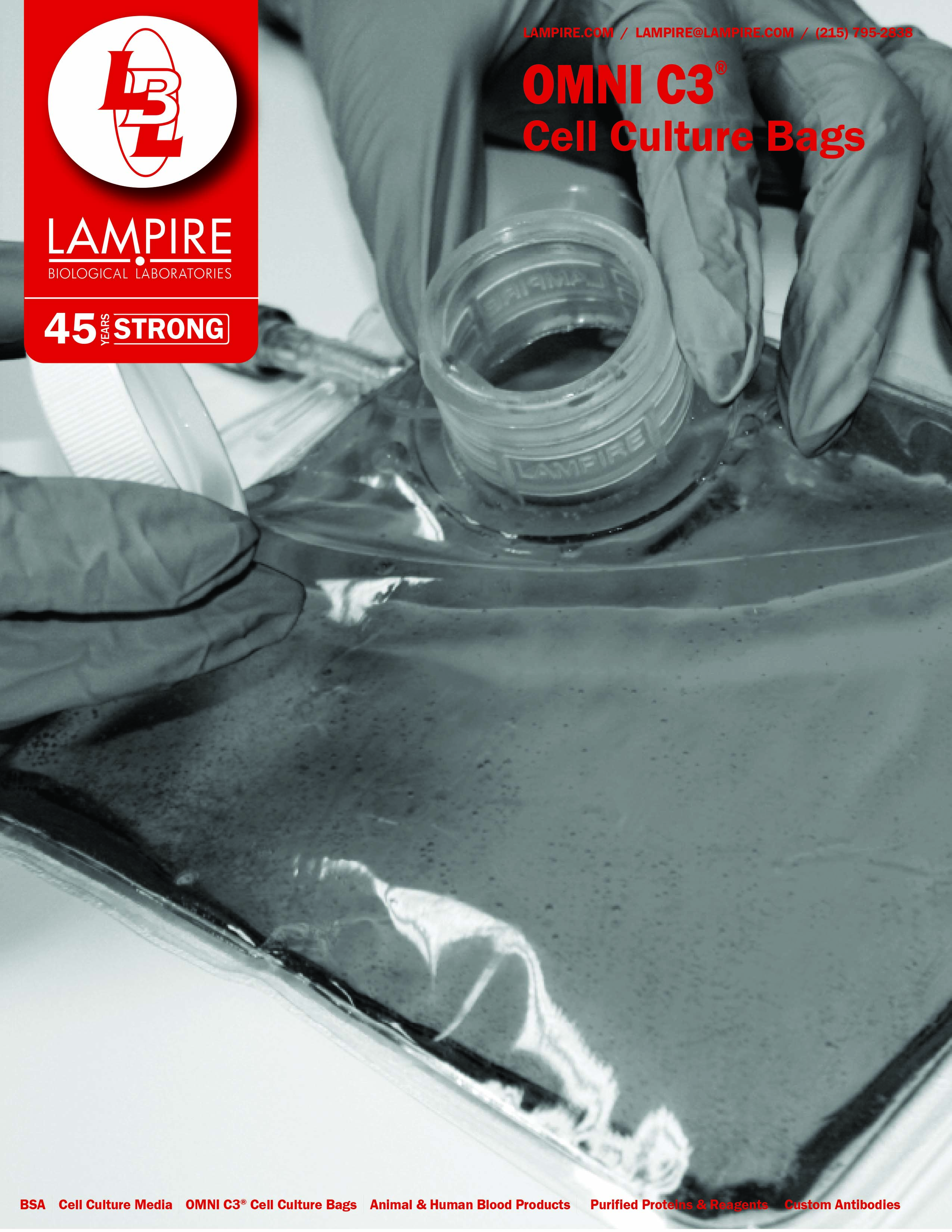 OMNI C3® Cell Culture Bags Lampire Biological Laboratories, Inc.